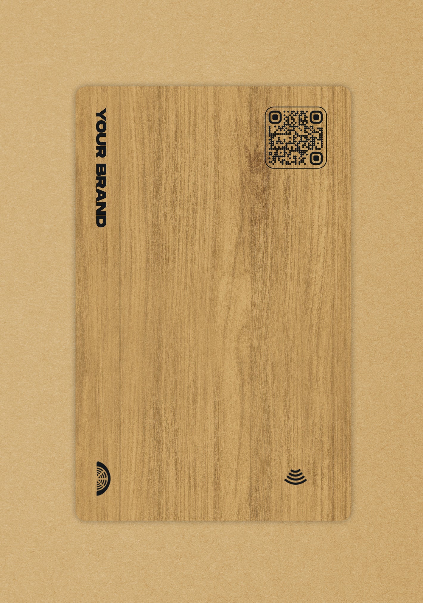 Bestselling bamboo NFC business card